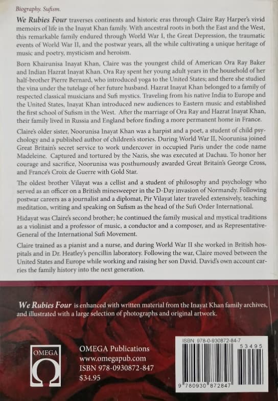We Rubies Four — back cover
