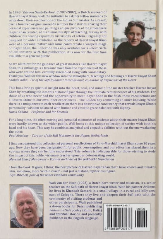 Inayat Khan through the Eyes of his Students — back cover