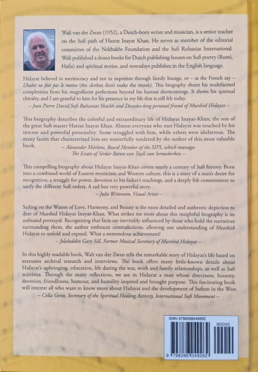 Sailing the Waters of Love, Harmony and Beauty — back cover