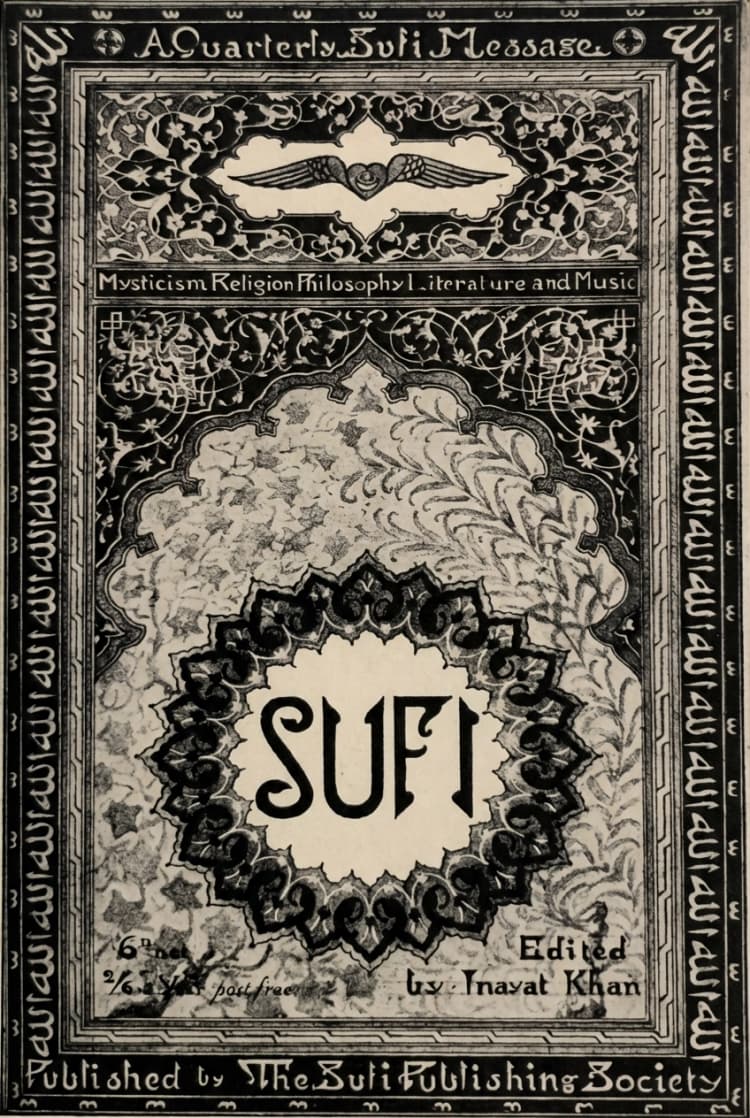 Sufi magazine cover from 1915 to 1920