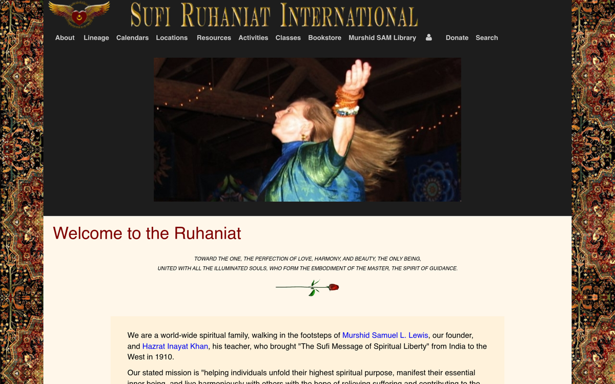 Snapshot of Sufi Ruhaniat International